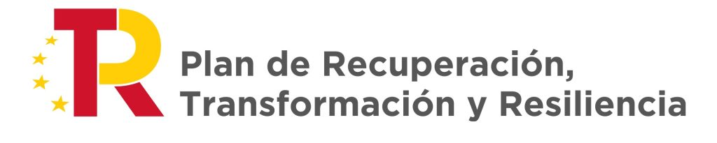 logotip plan de recuperación, transformación y resiliencia